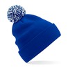 Winter hat - mod. B450:Bright Royal, 100% acrylic, White, One Size